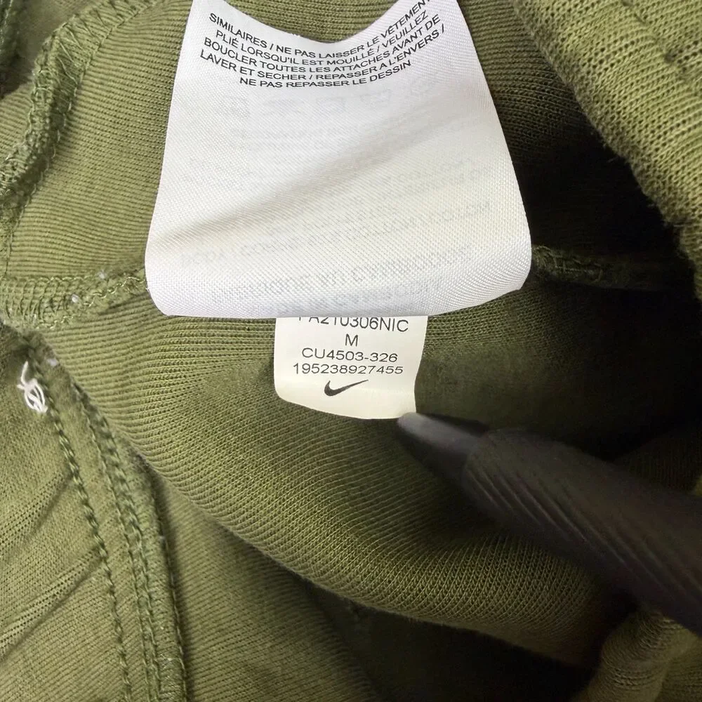 Men's Nike Sportswear Tech Fleece Sorts Size Medium Rough Green CU4503-326